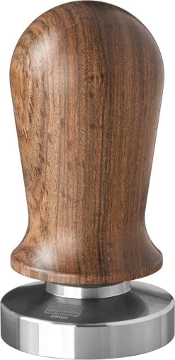 Expresso écarlate | Tamper "Perfetto" Pour Barista; Calibré à Une Pression De Contact De 35 Lb; Avec Manche En Aluminium Ou En Bois Fin Et Base En Acier Inoxydable De Précision. Bois De Santal Broin 49 Mm