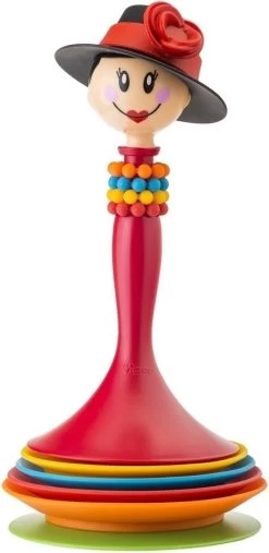 VIGAR Dolls Evelyn Wine Set 4 Marqueurs De Verre En Silicone Avec 4 Sous-verres, ABS, Rojo, Negro, Azul, Amarillo, Naranja, Centimètre 9 VIGAR Dolls Evelyn Wine Set 4 Marqueurs De Verre En Silicone Avec 4 Sous-verres, ABS, Rojo, Negro, Azul, Amarillo, Naranja, Centimètre -Dégustation Délicate 585x1200 3
