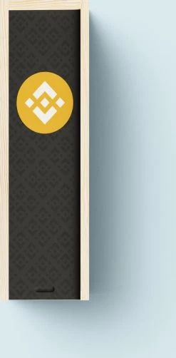 Coffret à Vin Binance | Coffret Vin BNB | Boîte à Vin Photo Factory Fotofabriek|boîte à Vin Crypto | Cadeau Bitcoin| Cadeau Crypto| Cadeau De Pièce De Monnaie Binance