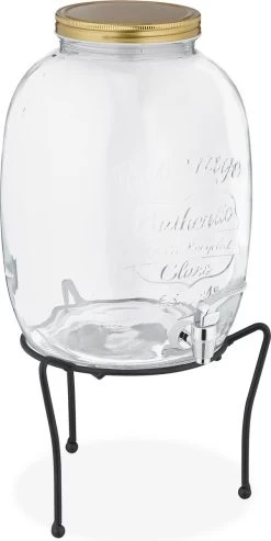 Set De Robinet De Limonade Relaxdays - 4 Verres à Boire Avec Couvercle - Distributeur De Boissons Avec Robinet - 8,5 L 22 Set De Robinet De Limonade Relaxdays - 4 Verres à Boire Avec Couvercle - Distributeur De Boissons Avec Robinet - 8,5 L -Dégustation Délicate 601x1200 1