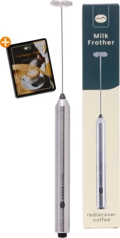 Mousseur à Lait Manuel électrique GrandLux Avec Piles - Manuel Du Mousseur à Lait - Faire De Délicieux Cappuccinos à La Maison - Acier Inoxydable