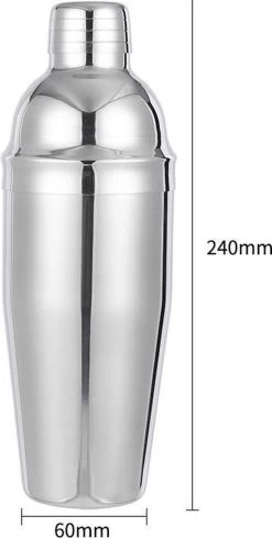 TDR - Ensemble De Shaker à Cocktail 12 Pièces - Acier Inoxydable -Dégustation Délicate 606x1200 3