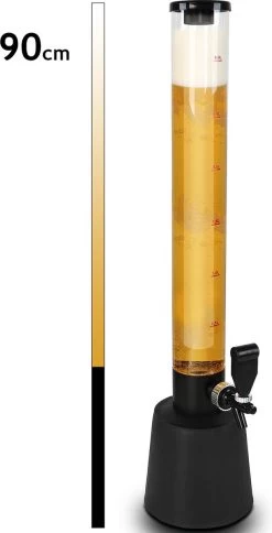 Jago® Beer Tower 3,5 Litres - Robinet à Bière - Distributeur De Boissons - Robinet Domestique - Avec Robinet - Hauteur 90 Cm 23 Jago® Beer Tower 3,5 Litres - Robinet à Bière - Distributeur De Boissons - Robinet Domestique - Avec Robinet - Hauteur 90 Cm -Dégustation Délicate 612x1200