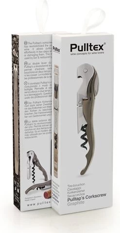 Pulltex Pulltap's Classic Luxury Graphite Set Avec étui (coffret Cadeau) Couteau Sommelier Du Serveur Tire-bouchon 13 Pulltex Pulltap's Classic Luxury Graphite Set Avec étui (coffret Cadeau) Couteau Sommelier Du Serveur Tire-bouchon -Dégustation Délicate 619x1200
