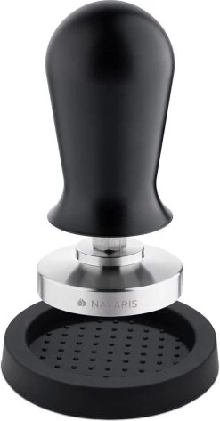 Presse à Café Et Expresso Navaris à Café Moulu - En Acier Inoxydable Avec Poignée En Aluminium - � 51 Mm