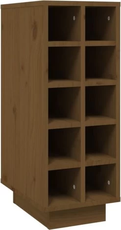 VidaXL Cave à Vin 23 X 34 X 61 Cm Bois De Pin Massif Marron Miel 18 VidaXL Cave à Vin 23 X 34 X 61 Cm Bois De Pin Massif Marron Miel -Dégustation Délicate 629x1200