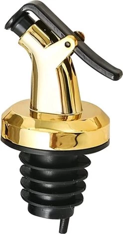 *** 1 X Bec Verseur Premium Or - Bouchons Verseurs - Vin - Bouteille - Cocktail - Huile D'Olive - De Heble®***