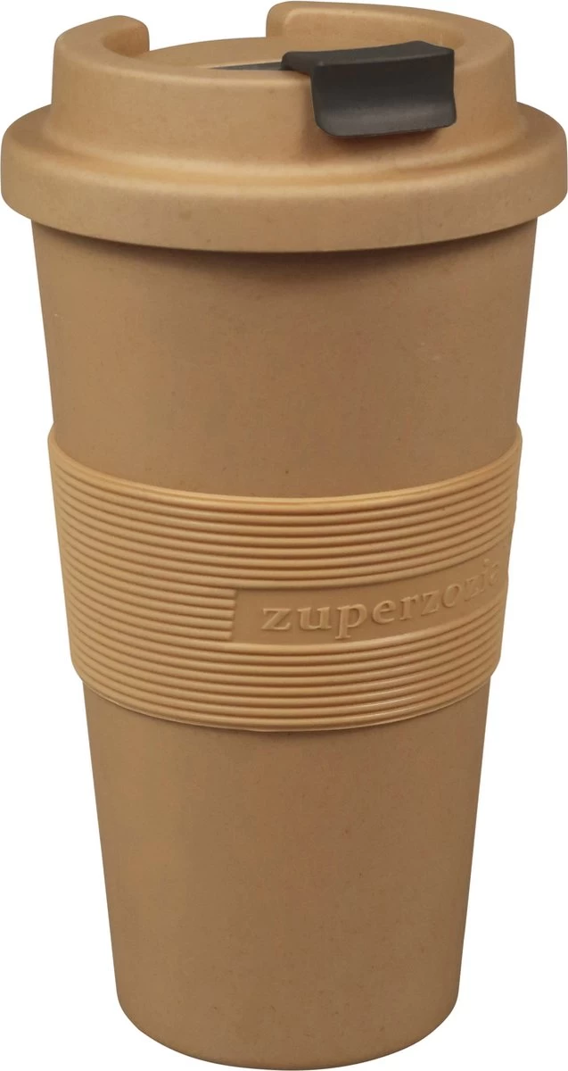 ZUPERZOZIAL - C-PLA, Tasse De Voyage, Tasse à Café, Tasse à Café à Emporter, TIME-OUT MUG Large, Marron Caramel, Marron, 480ml 3 ZUPERZOZIAL - C-PLA, Tasse De Voyage, Tasse à Café, Tasse à Café à Emporter, TIME-OUT MUG Large, Marron Caramel, Marron, 480ml