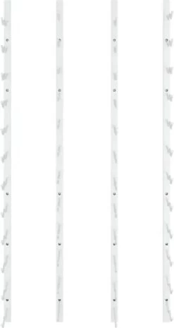 VidaXL Range-bouteilles Pcs Fixation Murale Pour 24 Bouteilles Fer Blanc 21 VidaXL Range-bouteilles Pcs Fixation Murale Pour 24 Bouteilles Fer Blanc -Dégustation Délicate 638x1200