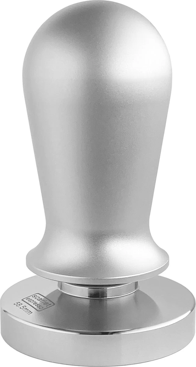 Expresso écarlate | Tamper "Perfetto" Pour Barista; Calibré à Une Pression De Contact De 35 Lb; Avec Manche En Aluminium Ou En Bois Fin Et Base En Acier Inoxydable De Précision. 6 Expresso écarlate | Tamper "Perfetto" Pour Barista; Calibré à Une Pression De Contact De 35 Lb; Avec Manche En Aluminium Ou En Bois Fin Et Base En Acier Inoxydable De Précision. – Image 4