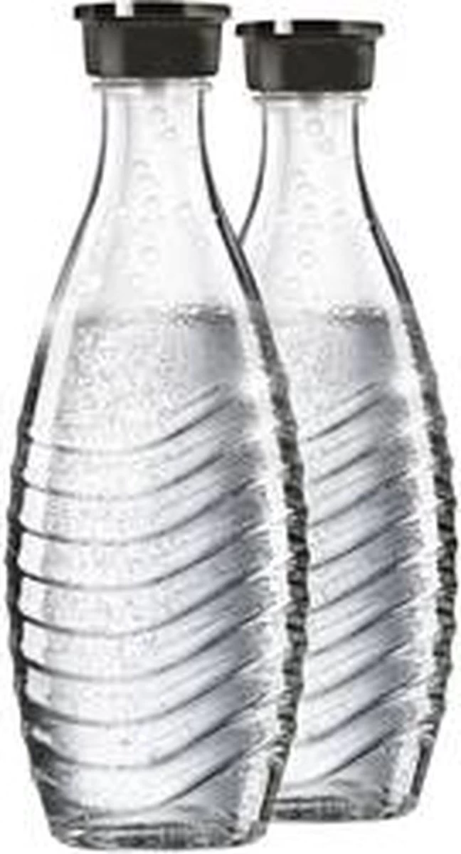 Carafes En Verre SodaStream Duopack - 0,7L - Convient Uniquement Pour Sodastream Crystal 3 Carafes En Verre SodaStream Duopack - 0,7L - Convient Uniquement Pour Sodastream Crystal