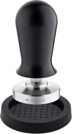 Presse à Café Et Expresso Navaris à Café Moulu - En Acier Inoxydable Avec Poignée En Aluminium - � 51 Mm -Dégustation Délicate 649x1200