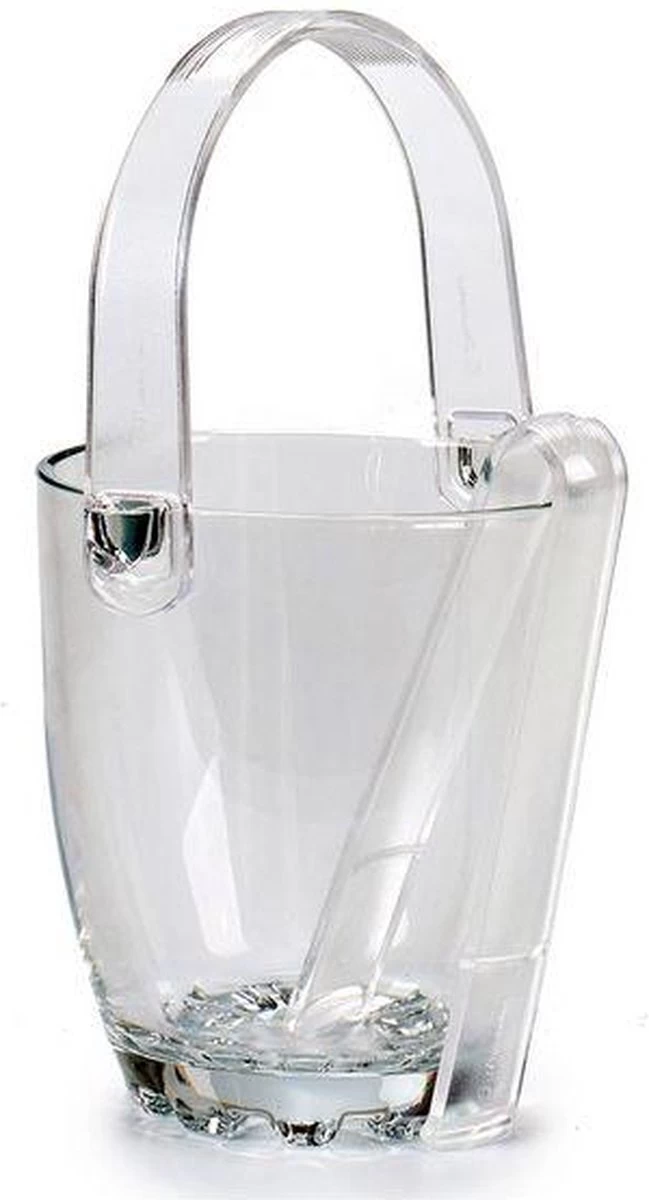 Seau à Glace Pasabahce - Sylvana - Glas - Avec Pinces - 14,5 X 13,5 X 12 Cm 5 Seau à Glace Pasabahce - Sylvana - Glas - Avec Pinces - 14,5 X 13,5 X 12 Cm – Image 3