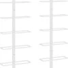 VidaXL -bouteilles Range-bouteilles Pcs Fixation Murale Pour 9 Bouteilles Fer Blanc 1 VidaXL -bouteilles Range-bouteilles Pcs Fixation Murale Pour 9 Bouteilles Fer Blanc -Dégustation Délicate 650x1200