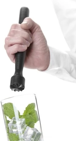 Pilon à Cocktail - Bar Up - Tête Nervurée - Zwart - ø34x207mm - Bar Up 596951 -Dégustation Délicate 653x1200 3