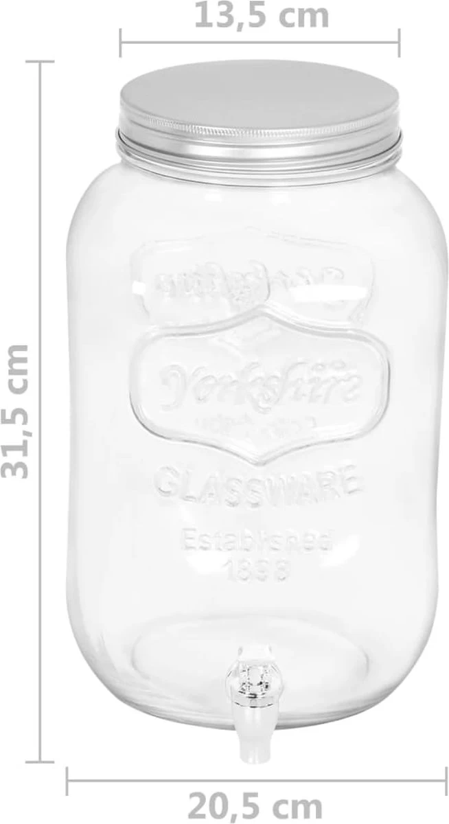 Distributeur De Boissons 8050 Ml Verre 12 Distributeur De Boissons 8050 Ml Verre – Image 10