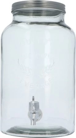 4goodz Carafe à Jus En Verres Avec Robinet - Limonade Robinet Avec Robinet - 5,5 Litres -Dégustation Délicate 660x1200 5