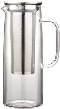 Pichet En Verre TAMUME Avec Filtre En Acier Inoxydable, Cafetière à Infusion Froide De 1,2 L Avec Filtre En Maille -Dégustation Délicate 661x1200 3