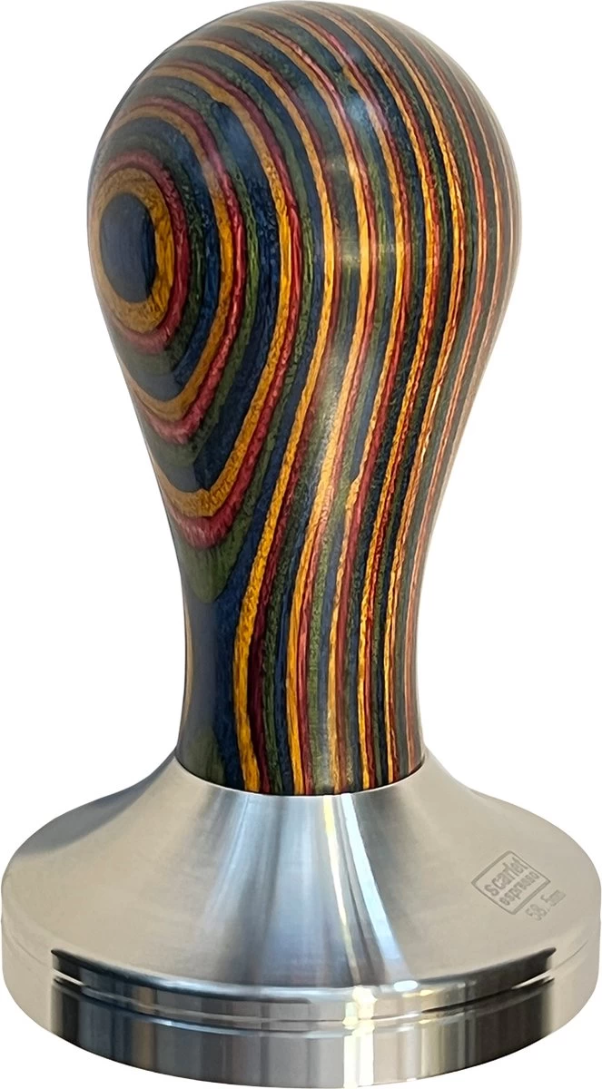 Expresso écarlate | Tamper "classic Colorato", Tampon Expresso élégant Avec Poignée Ergonomique En Bois Précieux Coloré, Pour Un Expresso Parfait, Barista Multi 53 Mm 4 Expresso écarlate | Tamper "classic Colorato", Tampon Expresso élégant Avec Poignée Ergonomique En Bois Précieux Coloré, Pour Un Expresso Parfait, Barista Multi 53 Mm – Image 2