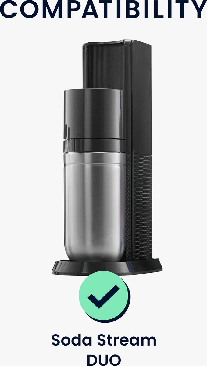 Kwmobile Housse De Protection Pour Sodamaker - Compatible Avec SodaStream Soda Stream DUO - En Gris Foncé 4 Kwmobile Housse De Protection Pour Sodamaker - Compatible Avec SodaStream Soda Stream DUO - En Gris Foncé – Image 2