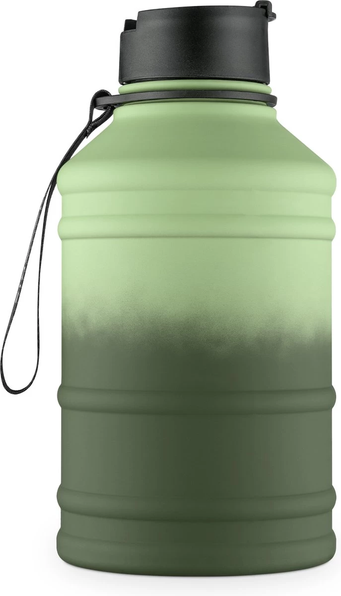 Bouteille D'eau En Acier Inoxydable à Simple Paroi Navaris - Gourde - 2L - Bouteille En Acier Inoxydable Extra Large Avec Bouchon à Boire - Idéal Pendant Le Sport - Sans BPA 9 Bouteille D'eau En Acier Inoxydable à Simple Paroi Navaris - Gourde - 2L - Bouteille En Acier Inoxydable Extra Large Avec Bouchon à Boire - Idéal Pendant Le Sport - Sans BPA – Image 7