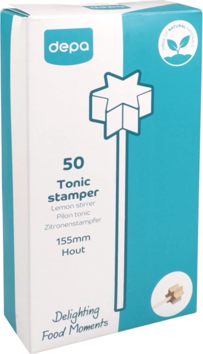 DEPA® Pilon/Bâton D'agitation | Étoile | 15,5 Cm | Bois | Naturel | 50 Pièces 6 DEPA® Pilon/Bâton D'agitation | Étoile | 15,5 Cm | Bois | Naturel | 50 Pièces – Image 4