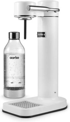 AARKE Carbonator II Soda Maker - Machine à Eau Pétillante - Acier Inoxydable - Wit