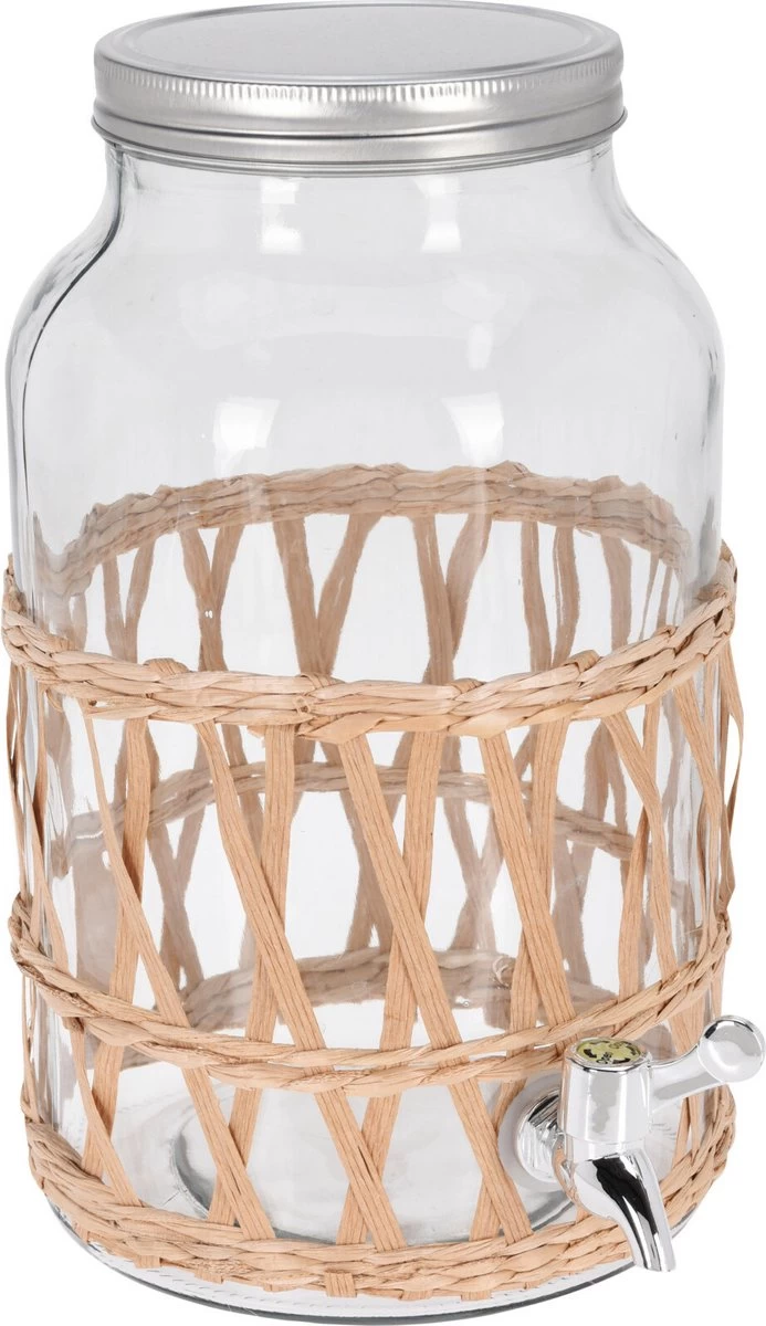 Distributeur De Limonade / Distributeur De Boissons Excellent Houseware - 5,5 Litres - Rotin 3 Distributeur De Limonade / Distributeur De Boissons Excellent Houseware - 5,5 Litres - Rotin