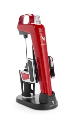 Coravin Model Two Elite - Système à Vin - Acier Inoxydable - 6x14x21 Cm - Rouge -Dégustation Délicate 704x1200