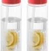 2x Bouteilles / Bouteilles D'eau Transparentes Avec Infuseur De Fruits Rouges 850 Ml - Bouteille De Sport - Sans BPA -Dégustation Délicate 704x1200 4