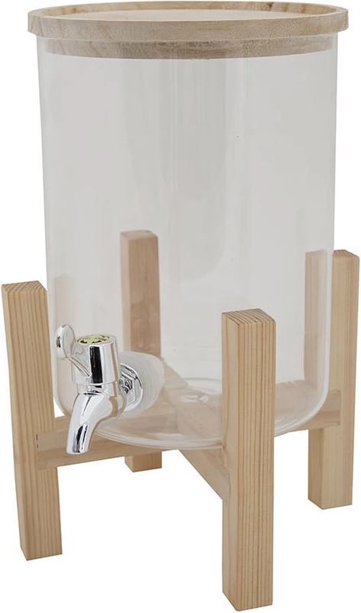 Cosy&Trendy Distributeur Sur Socle En Bois - 3 Litres 3 Cosy&Trendy Distributeur Sur Socle En Bois - 3 Litres