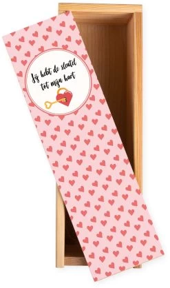 Coffret Vin Saint Valentin "Tu Détiens La Clé De Mon Coeur" |Fotofabriek Le Cadeau De La Saint-Valentin Pour Elle / Lui | Cadeau Saint Valentin Fotofabriek | Valentin Présente Femme | Cadeau D'amour