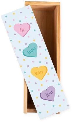 Coffret Vin Saint Valentin "Je T'aime" |Fotofabriek Le Cadeau De La Saint-Valentin Pour Elle / Lui | Cadeau Saint Valentin Fotofabriek | Valentin Présente Femme | Cadeau D'amour