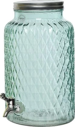 Decoris Distributeur De Boissons / Robinet De Limonade Avec Robinet - 2x - Verre - 5,5L 7 Decoris Distributeur De Boissons / Robinet De Limonade Avec Robinet - 2x - Verre - 5,5L -Dégustation Délicate 710x1200 4