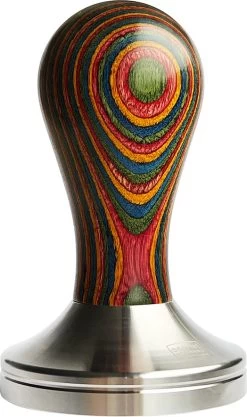Expresso écarlate | Tamper "classic Colorato", Tampon Expresso élégant Avec Poignée Ergonomique En Bois Précieux Coloré, Pour Un Expresso Parfait, Barista Multi 51 Mm