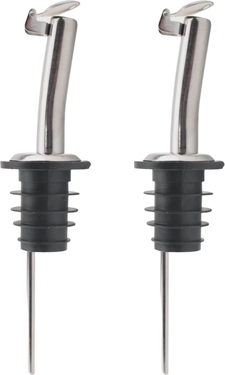 Veluw Boisson Verseur Boisson - Becs Verseurs Professionnels - Bouchon Verseur En Acier Inoxydable Avec Flip-Top (2 Pièces) 3 Veluw Boisson Verseur Boisson - Becs Verseurs Professionnels - Bouchon Verseur En Acier Inoxydable Avec Flip-Top (2 Pièces)