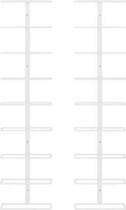 VidaXL -bouteilles Range-bouteilles Pcs Fixation Murale Pour 9 Bouteilles Fer Blanc -Dégustation Délicate 723x1200 1