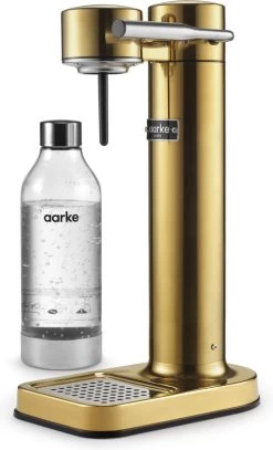 AARKE Carbonator II Soda Maker - Dessalinisateur - Acier Inoxydable - Laiton