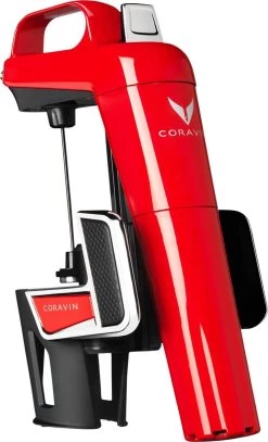 Coravin Model Two Elite - Système à Vin - Acier Inoxydable - 6x14x21 Cm - Rouge