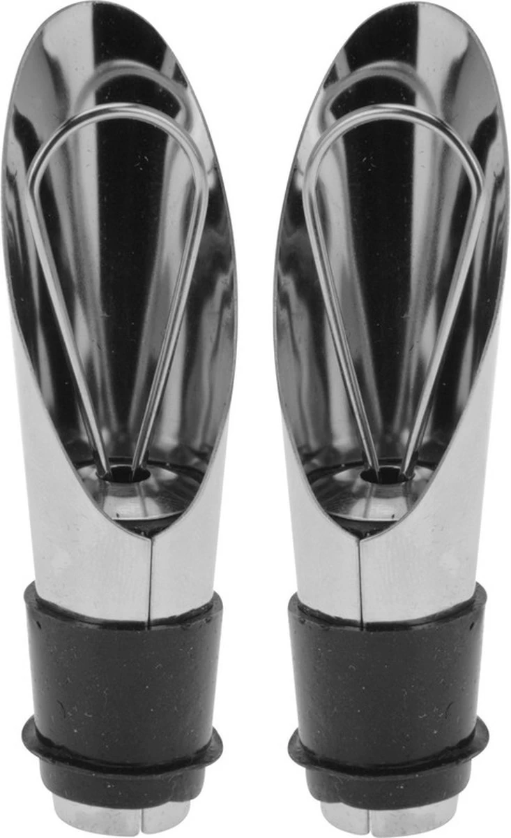 Pompe à Vide Pour Bouteilles De Vin Cuisine Elegance Avec 2 Bouchons Et 2 Becs Verseurs 4 Pompe à Vide Pour Bouteilles De Vin Cuisine Elegance Avec 2 Bouchons Et 2 Becs Verseurs – Image 2