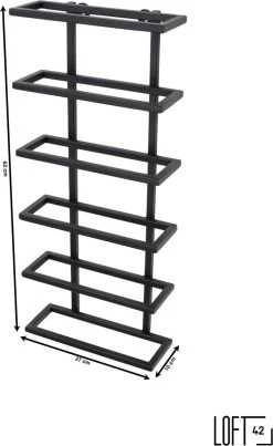 LOFT42 Pinot Casier à Vin Mural Pour 6 Bouteilles - Métal - Zwart - 62x27x10 Cm 11 LOFT42 Pinot Casier à Vin Mural Pour 6 Bouteilles - Métal - Zwart - 62x27x10 Cm -Dégustation Délicate 736x1200