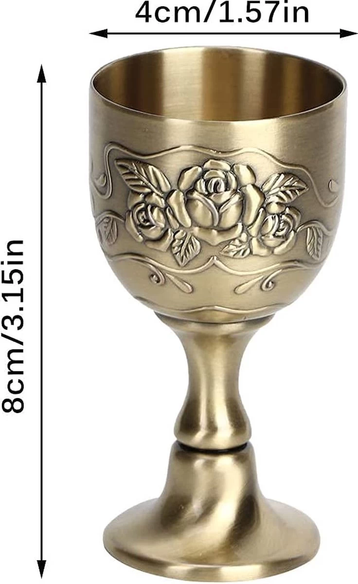 Calice Royal En Laiton Vintage , Gobelet à Vin De Taille Mini Fait à La Main, Gobelet à Liqueur En Gravure Sur Cuivre En Relief Pour Boisson Café, Bière, Whisky, Lait, Cocktail 8 Calice Royal En Laiton Vintage , Gobelet à Vin De Taille Mini Fait à La Main, Gobelet à Liqueur En Gravure Sur Cuivre En Relief Pour Boisson Café, Bière, Whisky, Lait, Cocktail – Image 6
