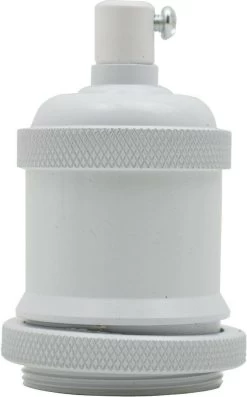 Ampoule Métal E27 Blanche Idéal Pour Les Ampoules Vintage Edison Métal Antique