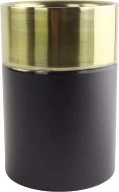 Refroidisseur à Vin Orange85 - Zwart - Or - Acier Inoxydable - Refroidisseur à Champagne -Dégustation Délicate 748x1200