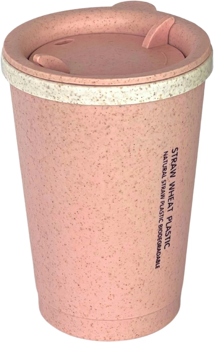 Tasse à Café Biodégradable - Tasse écologique - Tasse En Plastique Paille De Blé - Tasse à Café Eco- Rose 5 Tasse à Café Biodégradable - Tasse écologique - Tasse En Plastique Paille De Blé - Tasse à Café Eco- Rose – Image 3