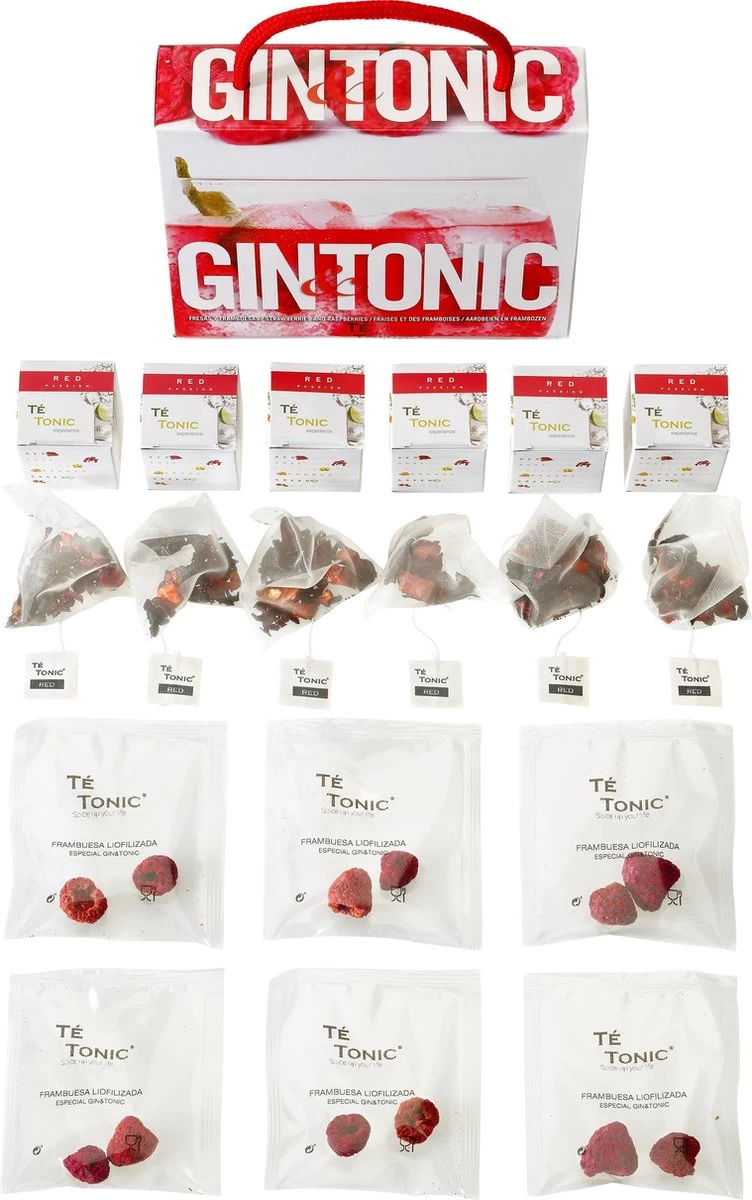 Te Tonic Infusions à La Fraise En Sachets Et Minipack à La Framboise 3 Te Tonic Infusions à La Fraise En Sachets Et Minipack à La Framboise
