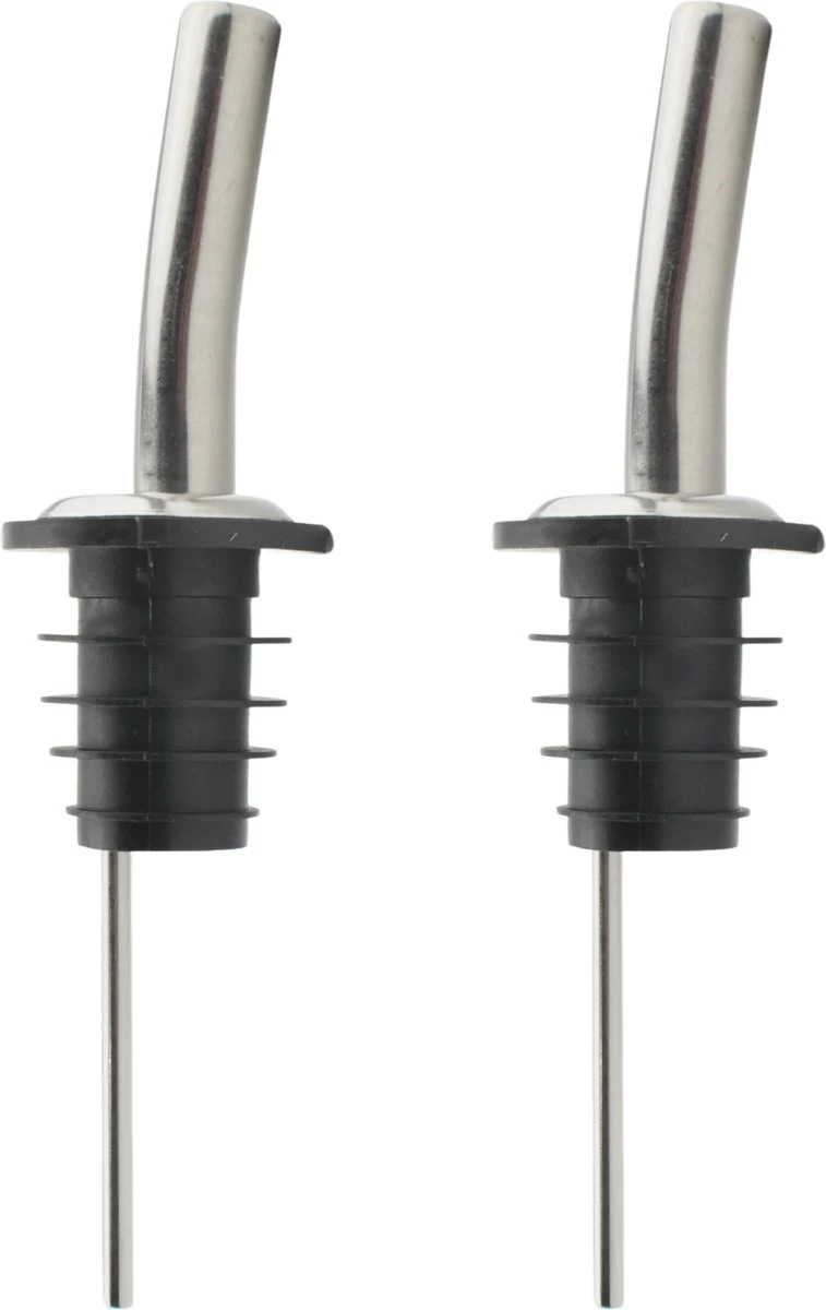 Veluw Boisson Verseur Boisson - Becs Verseurs Professionnels - Bouchon Verseur En Acier Inoxydable à Débit Rapide (2 Pièces) 3 Veluw Boisson Verseur Boisson - Becs Verseurs Professionnels - Bouchon Verseur En Acier Inoxydable à Débit Rapide (2 Pièces)