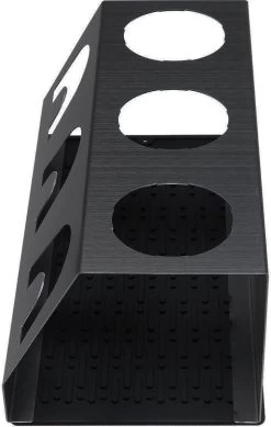 KINGDOWAY Porte-bouteilles - Porte-bouteilles - Porte-bouteilles - Avec Tapis Anti-goutte - Pour Bouteilles Duo, Crystal, Easy, Fuse, E-mail Soda Stream - Zwart Mat -Dégustation Délicate 761x1200 3