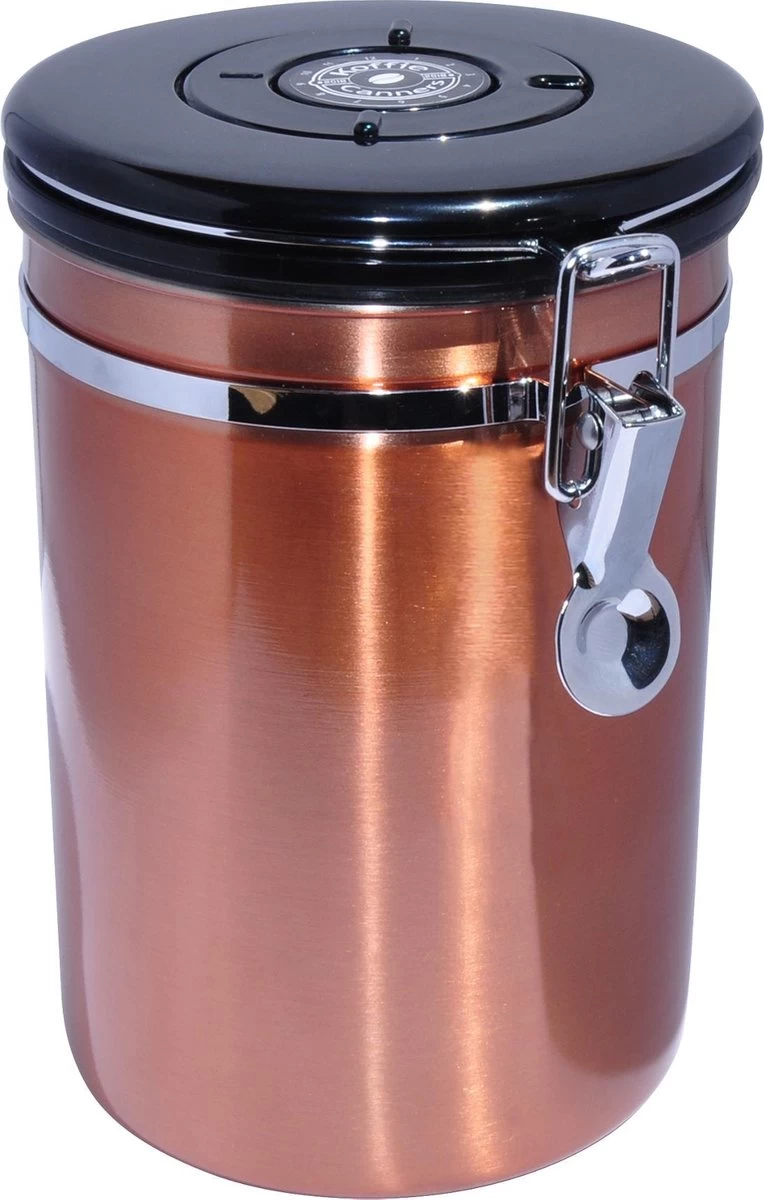 Scanners De Café Le Stockage De Café Peut être Hermétique Avec Sortie De CO2 - Cuivre 3 Scanners De Café Le Stockage De Café Peut être Hermétique Avec Sortie De CO2 - Cuivre