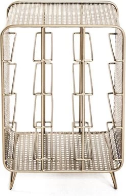 Porte-bouteilles - Porte-bouteilles De Vin Doré Moderne - 12 Bouteilles Optiquement Flottantes - Porte-bouteilles Pré-assemblé - Porte-bouteilles - 30 X 24 X 40 Cm 9 Porte-bouteilles - Porte-bouteilles De Vin Doré Moderne - 12 Bouteilles Optiquement Flottantes - Porte-bouteilles Pré-assemblé - Porte-bouteilles - 30 X 24 X 40 Cm -Dégustation Délicate 772x1200 3